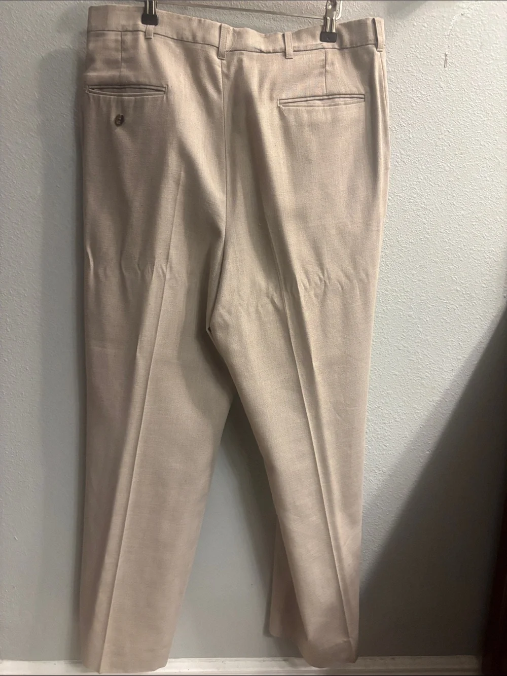 Haggar Light Beige Men's Two-Piece Suit